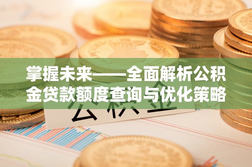 拉萨掌握未来——全面解析公积金贷款额度查询与优化策略