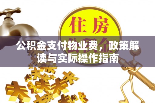 拉萨公积金支付物业费，政策解读与实际操作指南