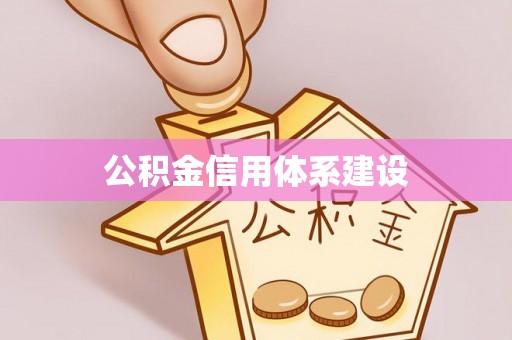 拉萨公积金信用体系建设