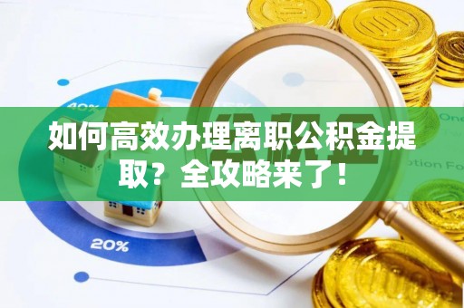 拉萨如何高效办理离职公积金提取？全攻略来了！