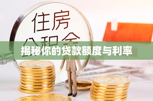 拉萨揭秘你的贷款额度与利率