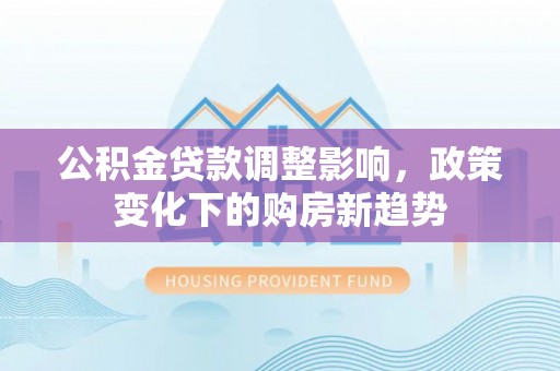 拉萨公积金贷款调整影响，政策变化下的购房新趋势