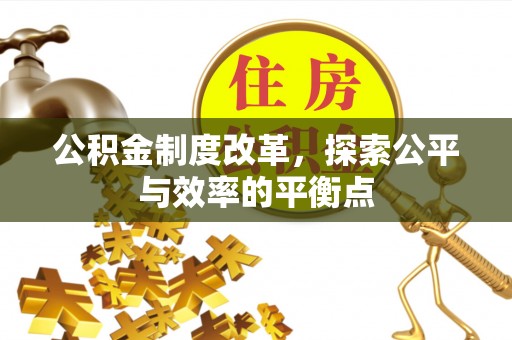 拉萨公积金制度改革，探索公平与效率的平衡点