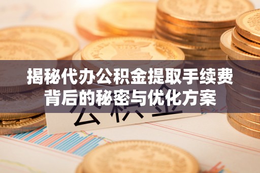 拉萨揭秘代办公积金提取手续费背后的秘密与优化方案