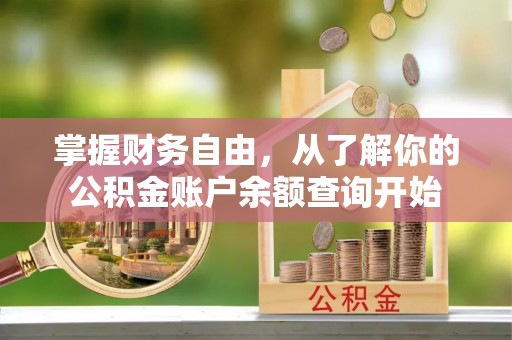 拉萨掌握财务自由，从了解你的公积金账户余额查询开始