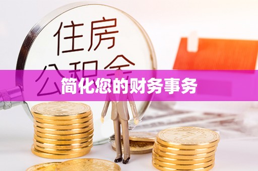 拉萨简化您的财务事务