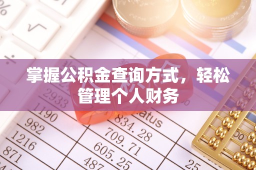 拉萨掌握公积金查询方式，轻松管理个人财务